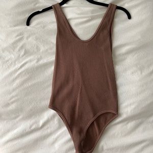 Ribbed Bodycon Bodysuit